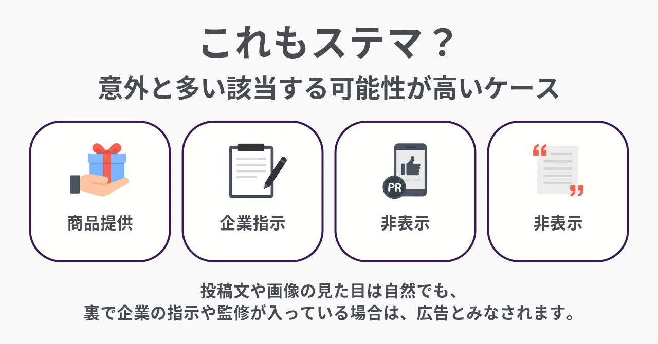 ステマ 規制 対象 ステマ 広告主 責任 ステマ 違反 罰則 ステマ 景品表示法
