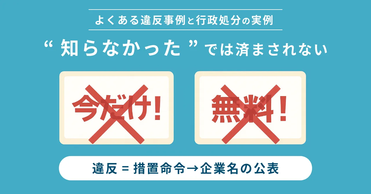 特商法 ネット広告 定期購入 リスク