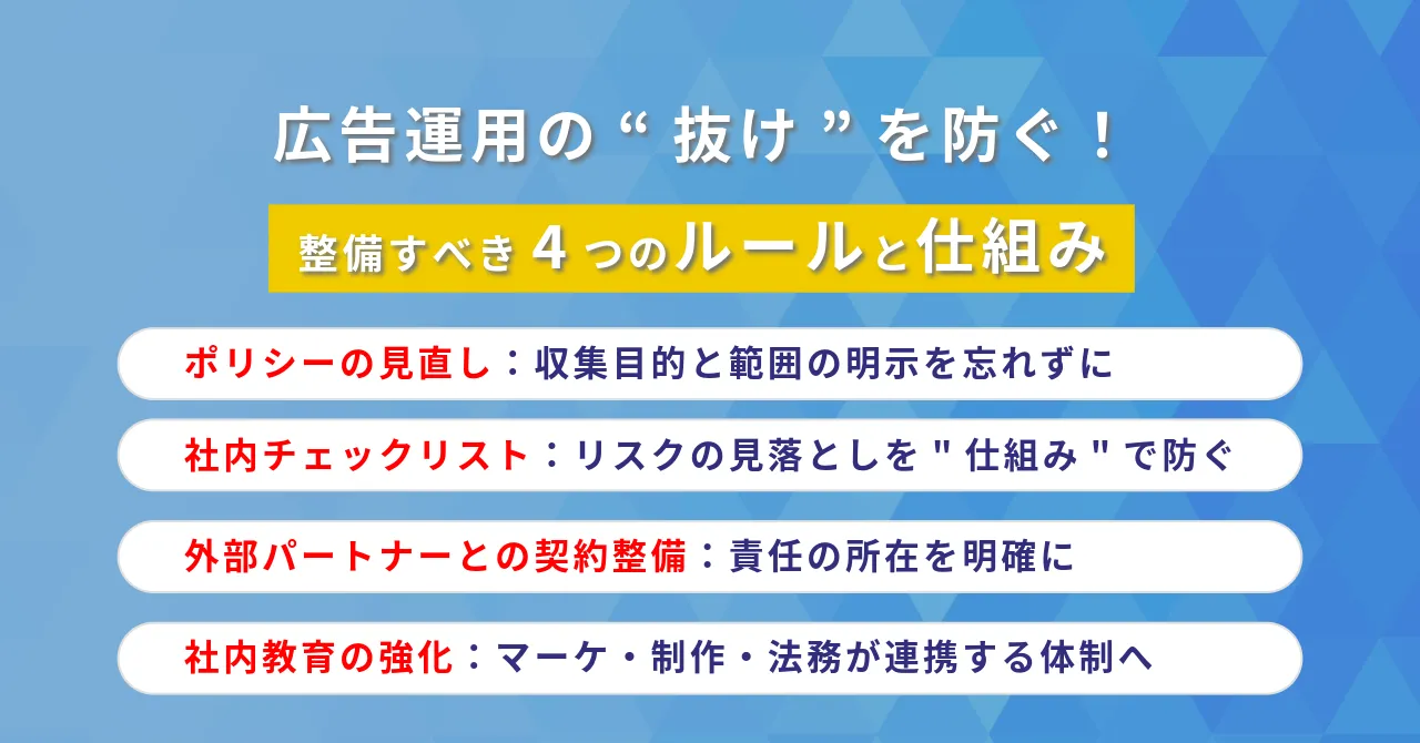 ターゲティング広告 個人情報保護法 ルール 運用 個人データ 利用