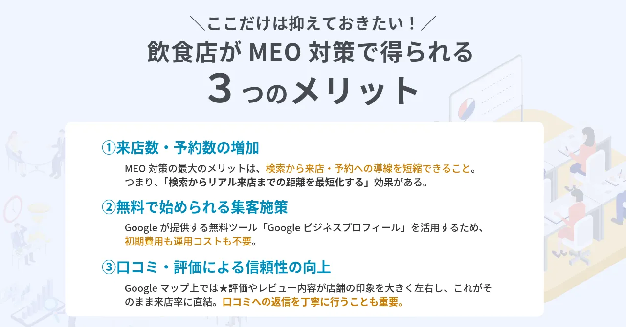 飲食店 MEO 対策 Googleマップ 集客