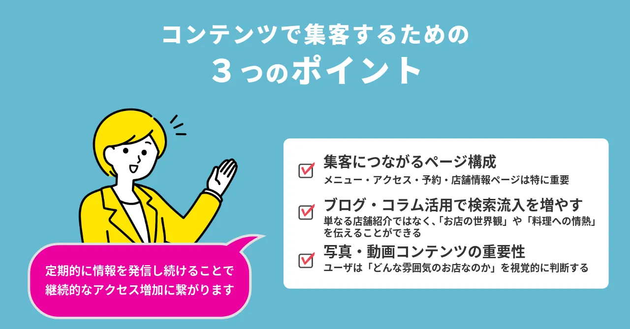 飲食店 ホームページ 集客 SEO 対策