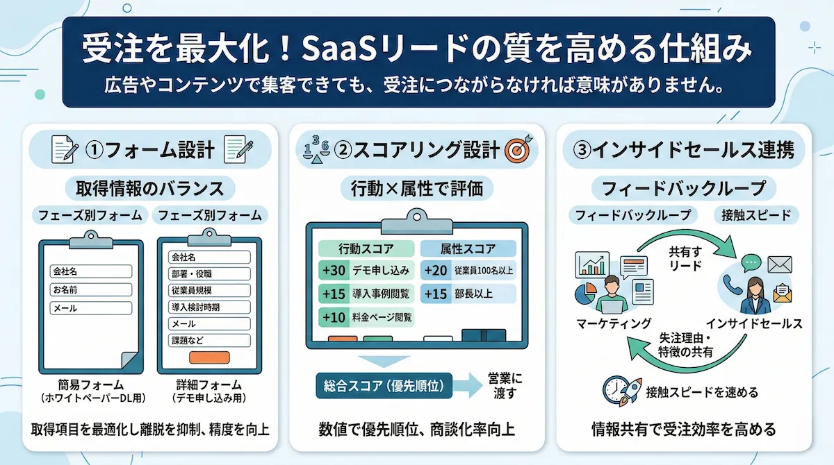 SaaS リード獲得