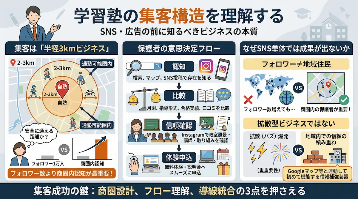 学習塾 集客 SNS